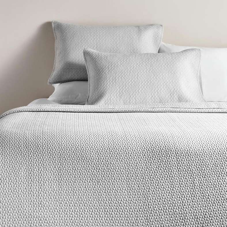 Pan Home Quilted Bedspread Set 3-Piece - Grey - Image 1