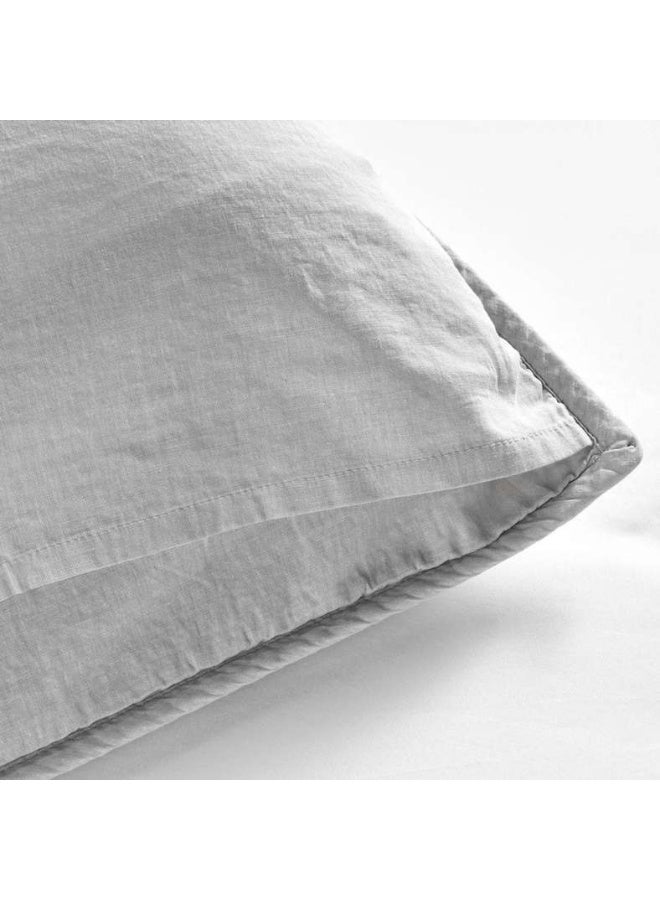 Pan Home Quilted Bedspread Set 3-Piece - Grey - Image 5