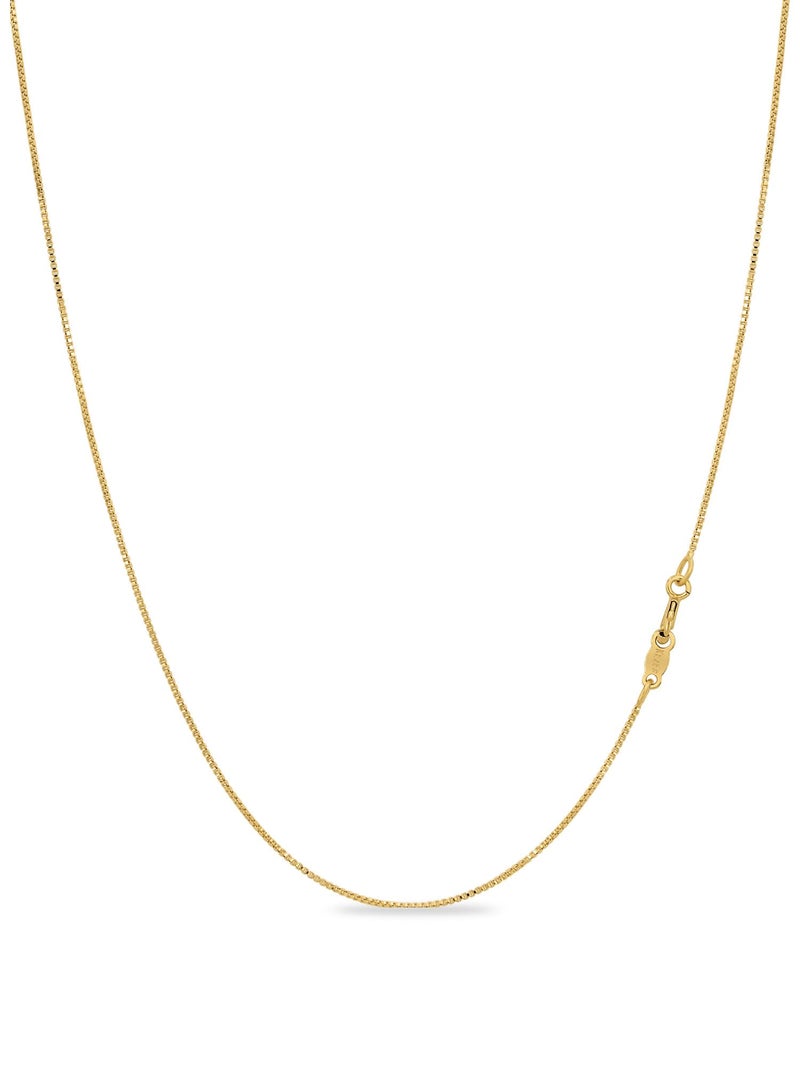 KEZEF 925 Sterling Silver Necklace for Women | Thin 0.7mm 18k Gold plated, Rose Gold chain for women, Silver chain necklace jewelry | cadena de plata 925 para hombre mujer - Image 1