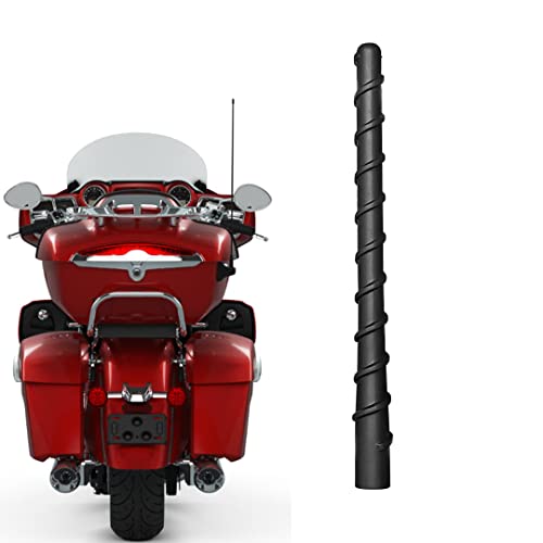 AMFRNE Motorcycle Short Antenna, Fit for Can-Am Spyder, Indian, Honda, BMW, Victory Select Motorcycles Models | Designed for Optimized Radio Reception, 7 Inches Spiral Antenna for Motorcycles ATV - Image 1