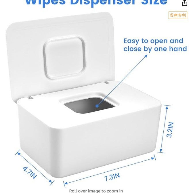 Wet Wipes Box Desktop Wet Wipes Box Wet Wipes Box Plastic Covered Tissue Box Sealed Dustproof Storage Box - Image 4