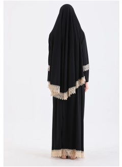 OLUDENIZ TWO PIECE SKIRT GUIPURE NON-SLIP, NON-SWEATHER Equally suitable for all body shapes and sizes PRAYER DRESS made in Türkiye...SUITABLE SIZES = S -M- L  - Image 5