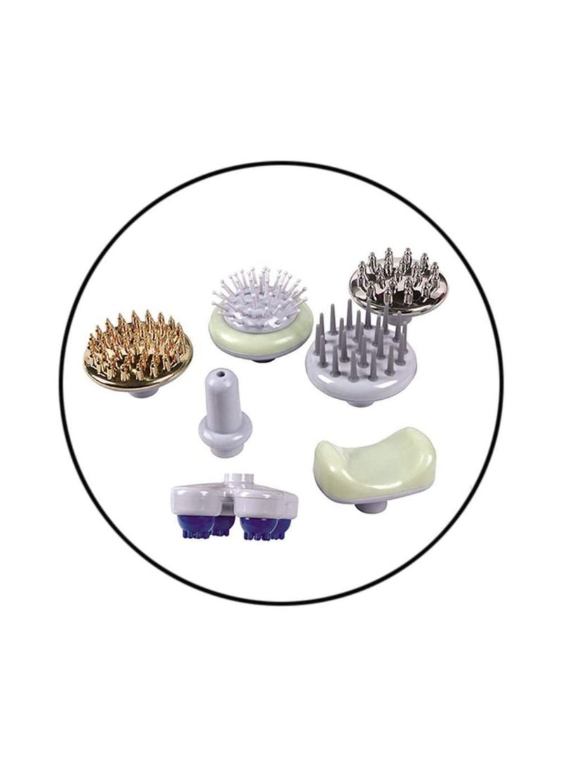 New Handheld 7 in 1 Deep Tissue Back And Body Massager Electric,Handheld Percussion Muscle Hand Massager - Full Body Pain Relief Vibrating Therapy Massage Machine - Image 2