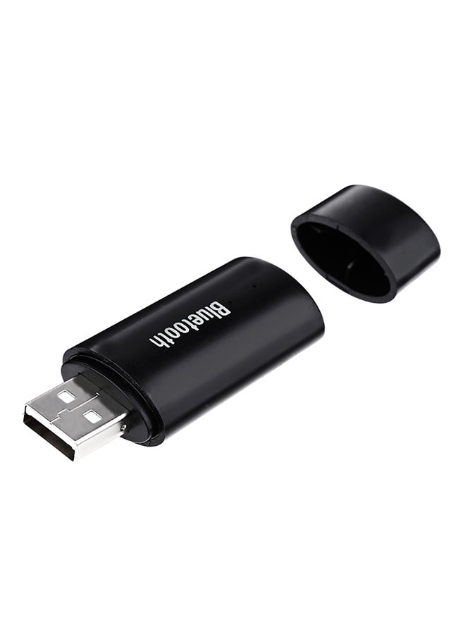 NIBEMINENT 3.5mm Jack Wireless Bluetooth USB Drive Black