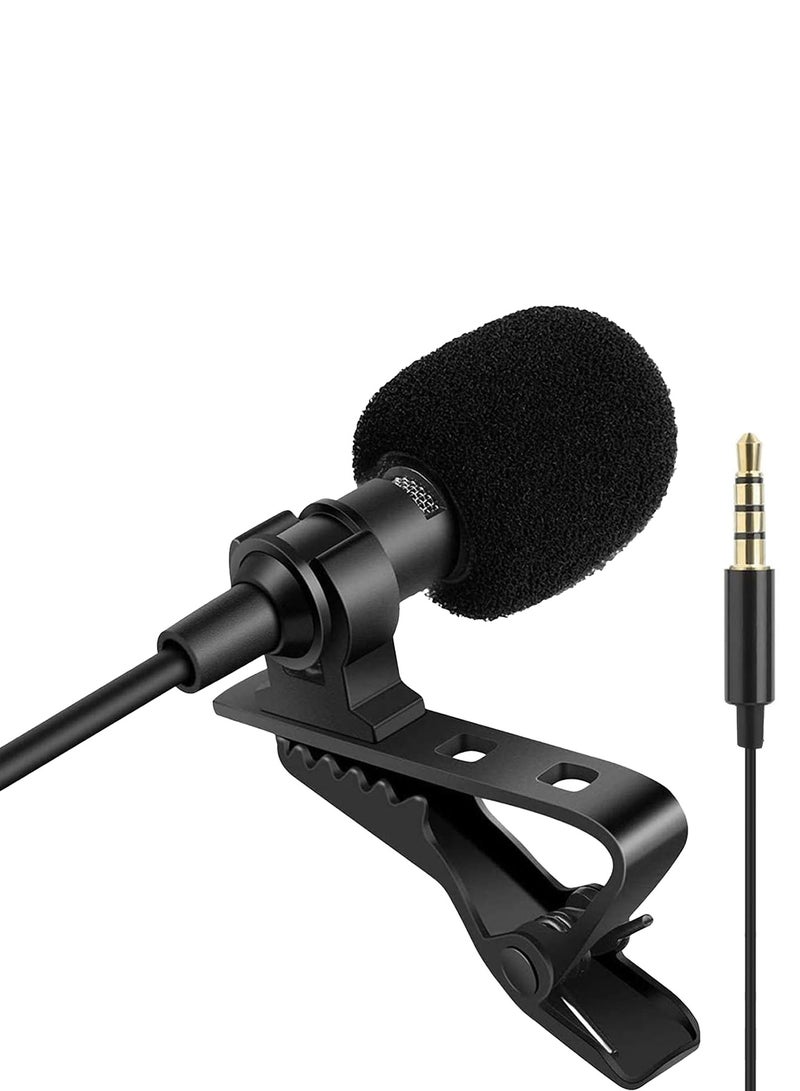دراكلاو ميكروفون لافاليير بمشبك، مكثف متعدد الاتجاهات سلكي بمشبك للبث المباشر على يوتيوب، متوافق مع جهاز إرسال الميكروفون اللاسلكي Rode Wireless GO II 2 DJI، CM5 - Image 1
