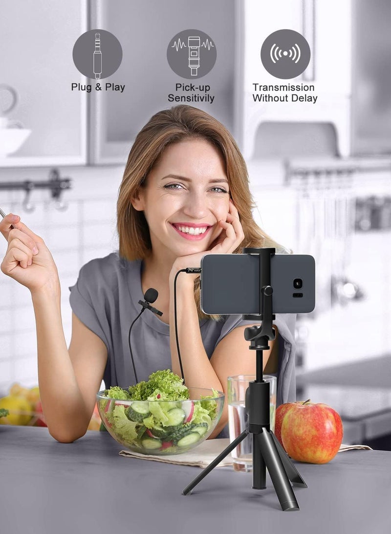 دراكلاو ميكروفون لافاليير بمشبك، مكثف متعدد الاتجاهات سلكي بمشبك للبث المباشر على يوتيوب، متوافق مع جهاز إرسال الميكروفون اللاسلكي Rode Wireless GO II 2 DJI، CM5 - Image 5