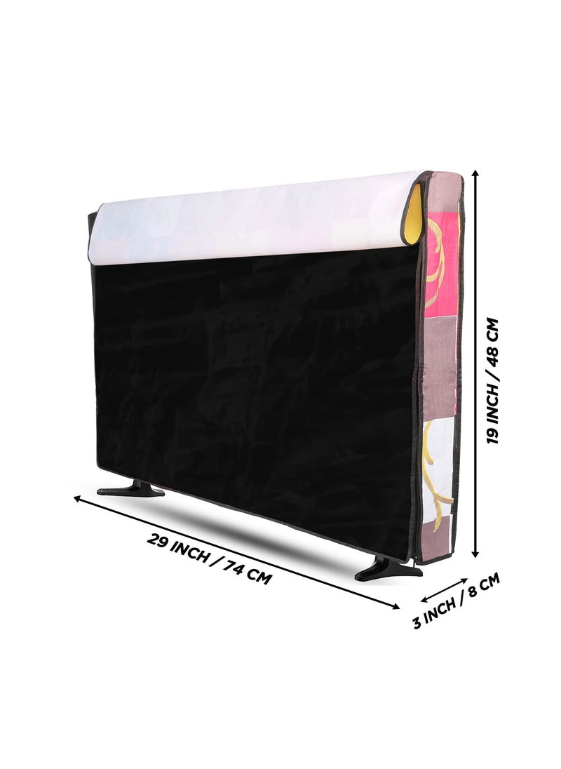 E-Retailer ERetailer Transparent LCDLED TV Protector Cover with Zipper Enclosure for 32 Inch Suitable for All Major Brand Model ColorMultiSize29x3x19 Inches  - Image 3