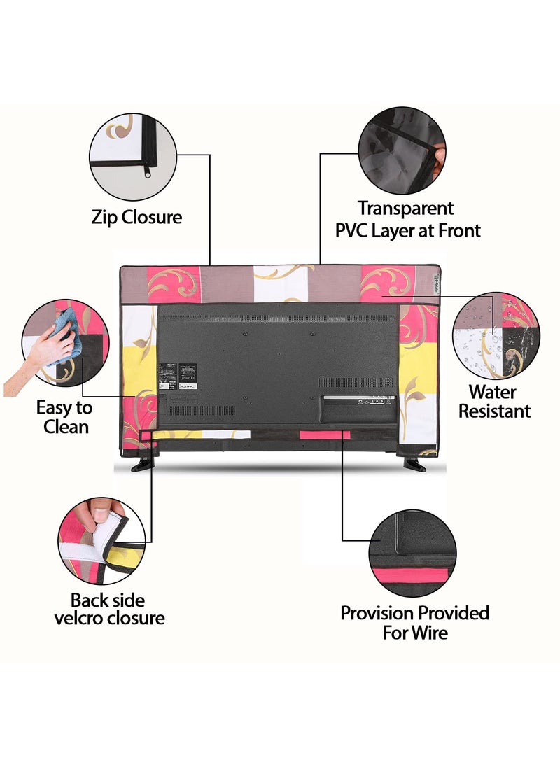 E-Retailer ERetailer Transparent LCDLED TV Protector Cover with Zipper Enclosure for 32 Inch Suitable for All Major Brand Model ColorMultiSize29x3x19 Inches  - Image 5