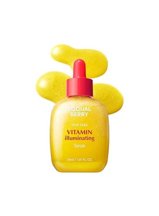 eqqualberry Vitamin Illuminating Serum – Brightening Vitamin C Serum with Niacinamide | Strengthens skin barrier | Hydrates using Ceramide and Hyaluronic Acid, 1.01oz / 30ml - Image 1