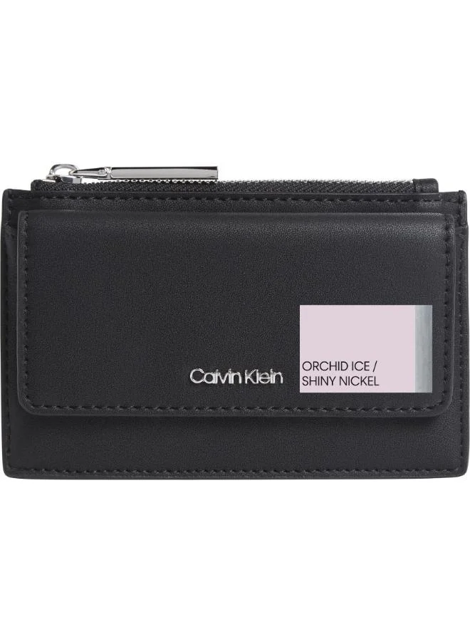 كالفن كلاين Logo Card Holder With Zip