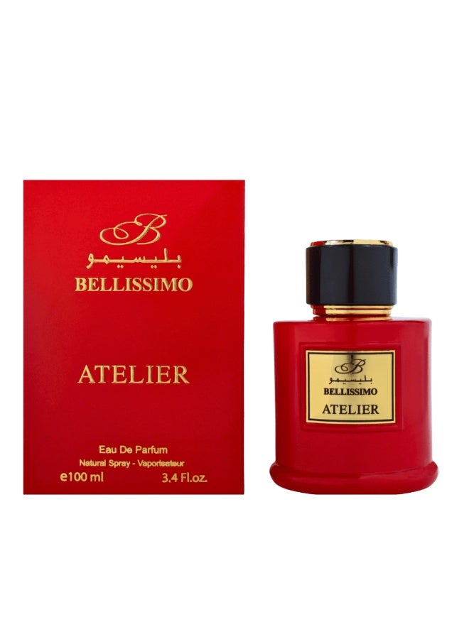 Bellissimo Atelier Red A Long-Lasting Unisex Eau de Parfum Fragrance with a Captivating Scent! : Beautiful Packaging - Image 2