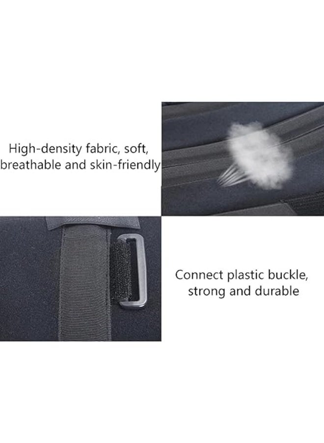 Professional Adjustable Knee Immobilizer - Medical Brace for Fracture Recovery & Post-Surgery Rehabilitation - Durable & Breathable Support for Leg Stability - Image 3