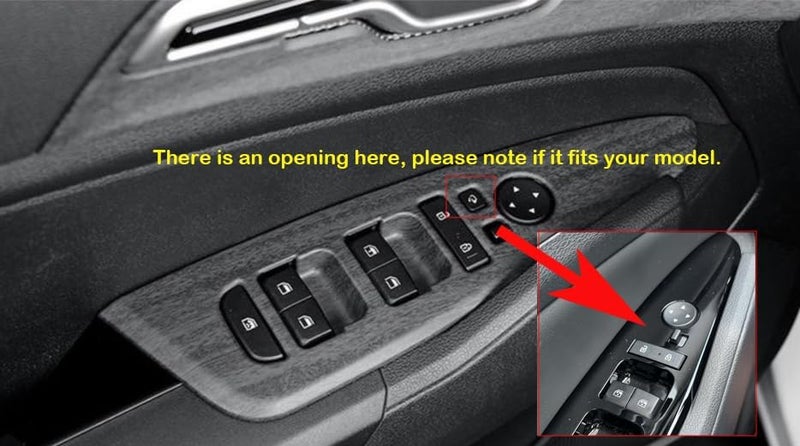 Kadore for 2023 2024 2025 Kia Sportage Hybrid SUV Peach Wood Style Center Console Interior Side Door Windows Lift Control Panel Frame Cover Trim LHD 6-pc - Image 4