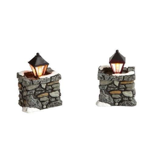 Department 56 Accessories for Villages Limestone Lamps, 1.89 Inch, Gray - Image 1