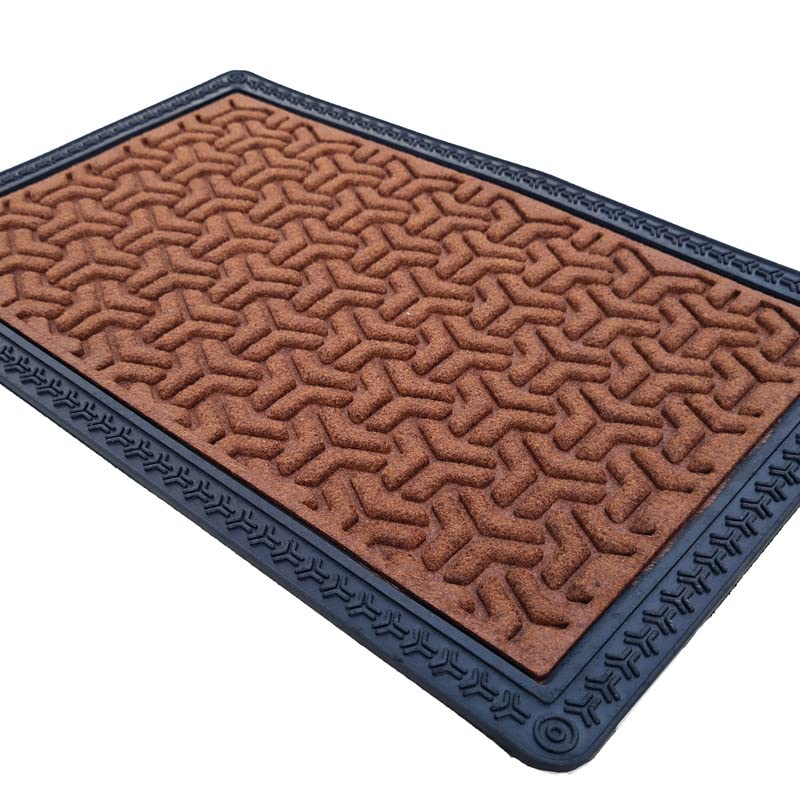 NESTPRIME Anti Slip Entrance Polypropylene Washable Water Absorbent Floor RugsDoormatBathMat60x40 cmCoffee - Image 2