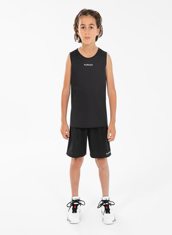 DECATHLON Kids' Sleeveless Basketball Jersey T100 - Image 2