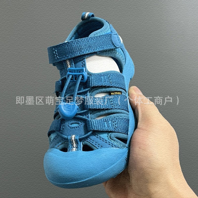Yy278 Family N Children'S Shoes Outdoor Sports Trail Shoes Boys And Girls Baotou Sandals Children Wading Beach Shoes - Image 1