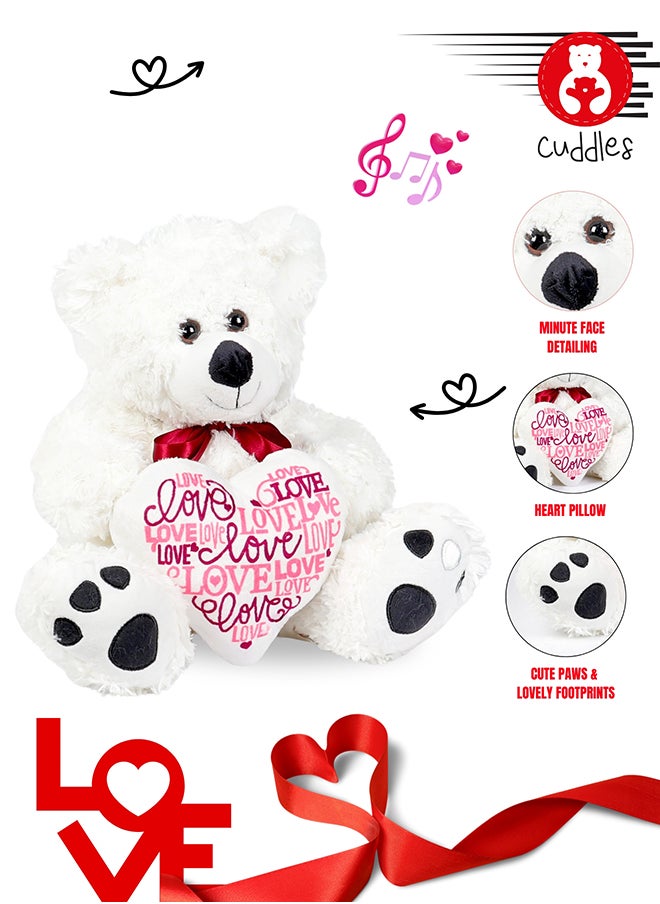 Teddy Bear With Heart, 12″Soft White Stuffed Bear Plush Toy, Valentines Day Gifts For Him And Her,Gifts For Girlfriend Boyfriend - pzsku/Z98FCE2AB0D7775E59903Z/45/_/1737712153/6dbdea73-6633-419d-bb20-a78df035fa40