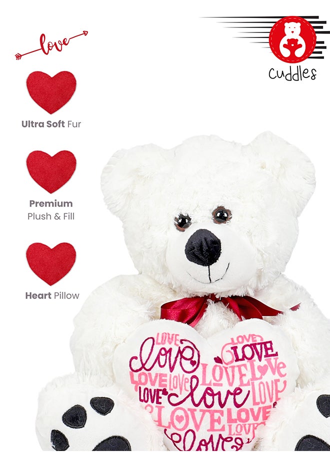 Teddy Bear With Heart, 12″Soft White Stuffed Bear Plush Toy, Valentines Day Gifts For Him And Her,Gifts For Girlfriend Boyfriend - pzsku/Z98FCE2AB0D7775E59903Z/45/_/1737712155/9025da06-d562-4b6a-847c-737a32ee9634