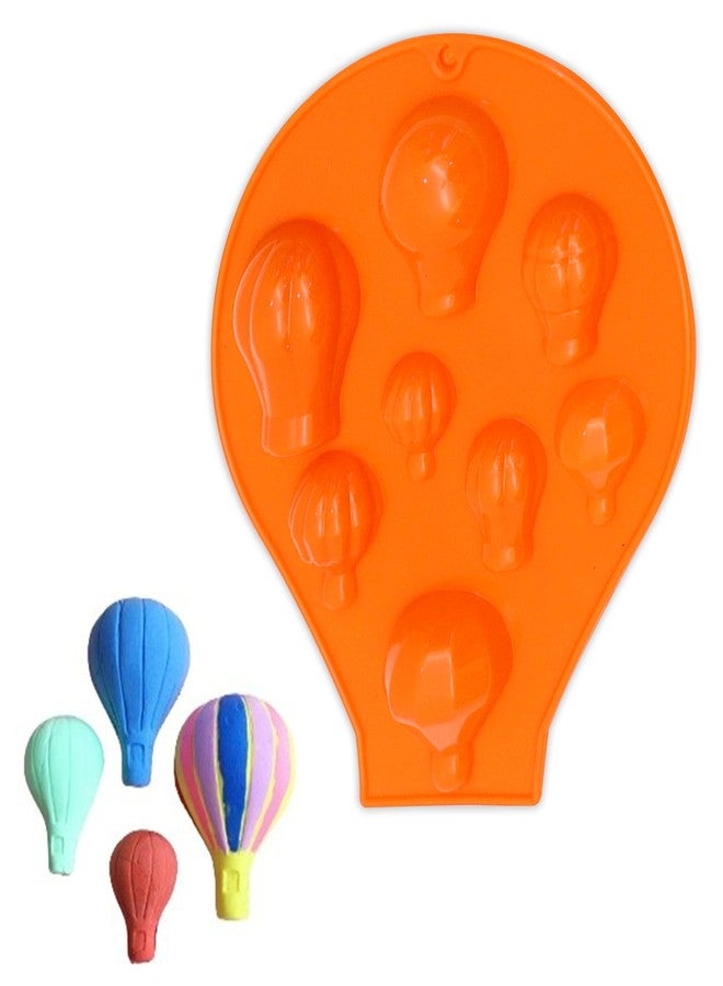 MoldBerry Mold Berry Hot Air Balloon Silicone Fondant Molds for Cake Topper Decoration, Chocolate Candy Mold for Cupcake Cookie Sugar Craft Baby Shower Party Supplies, Polymer Clay Mould - Image 1