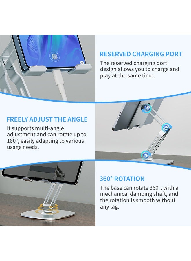 Aluminum Alloy Mobile Phone Stand, Hollow Ventilation Mobile Phone Desktop Stand, Non-Slip Laptop Stand, Height Adjustable, Pocket Size, For Iphone16/15/14.Samsung S23  - Image 3