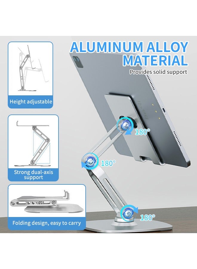 Aluminum Alloy Mobile Phone Stand, Hollow Ventilation Mobile Phone Desktop Stand, Non-Slip Laptop Stand, Height Adjustable, Pocket Size, For Iphone16/15/14.Samsung S23  - Image 4