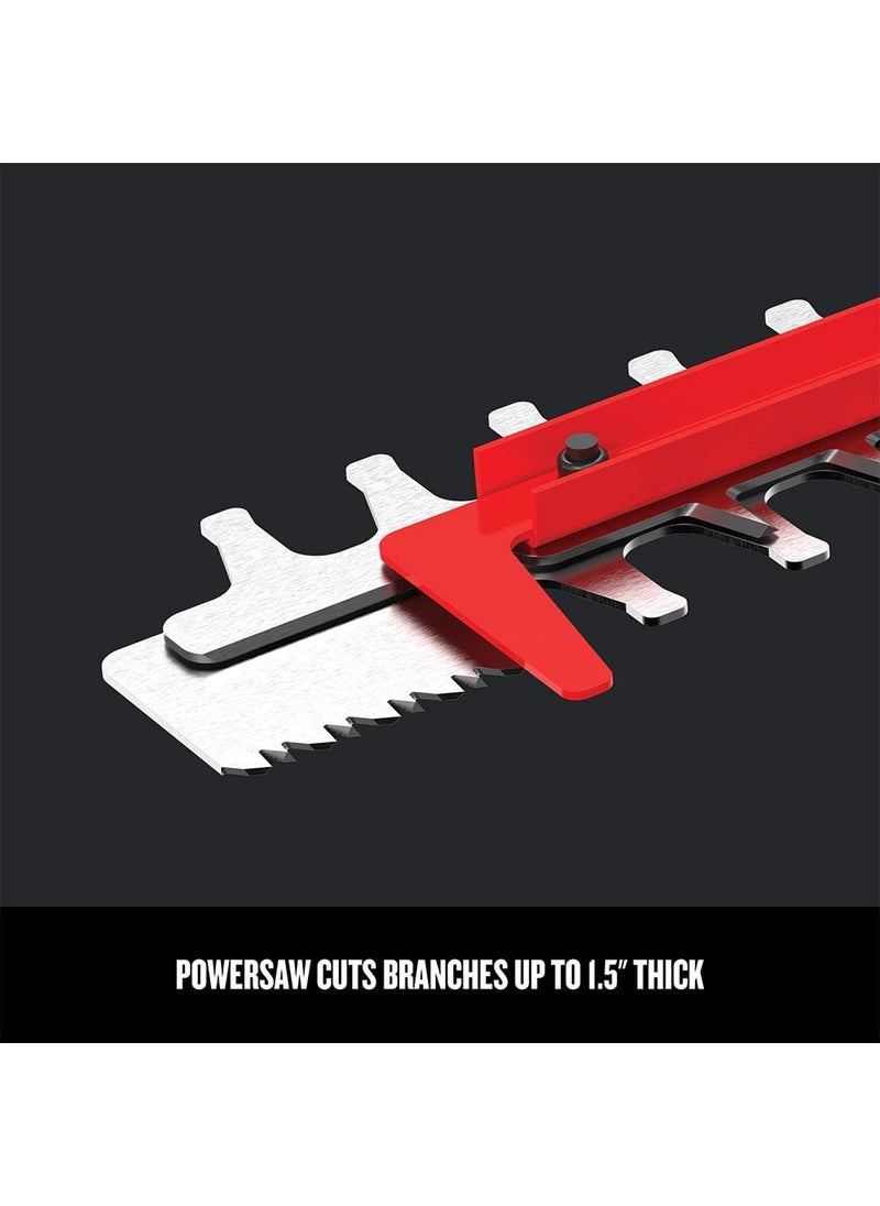 CRAFTSMAN CRAFTSMAN Hedge Trimmer 22 Corded with POWERSAW Branch Cutter 38Amp CMEHTS8022  - Image 5