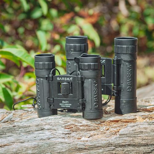 Barska 10x25 Lucid View Compact Binoculars with Roof Prisms, Fully Coated Optics, Center Focus, Rubber Armor Grip – Lightweight for Hiking, Bird Watching, Travel - Image 4