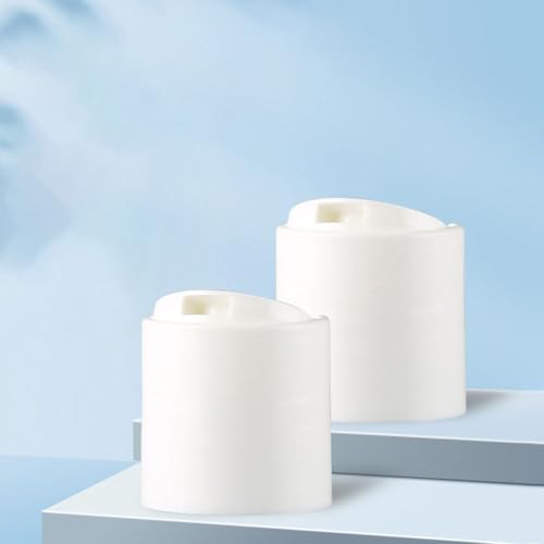 Minkissy 6pcs White Plastic Lotion Bottle Caps Replacement Dispensing Lids Pump for Shampoo Lotion Tops Shampoo Pump Head Plastic Clamshell 250ml - Image 3