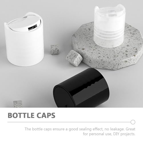 Minkissy 6pcs White Plastic Lotion Bottle Caps Replacement Dispensing Lids Pump for Shampoo Lotion Tops Shampoo Pump Head Plastic Clamshell 250ml - Image 5