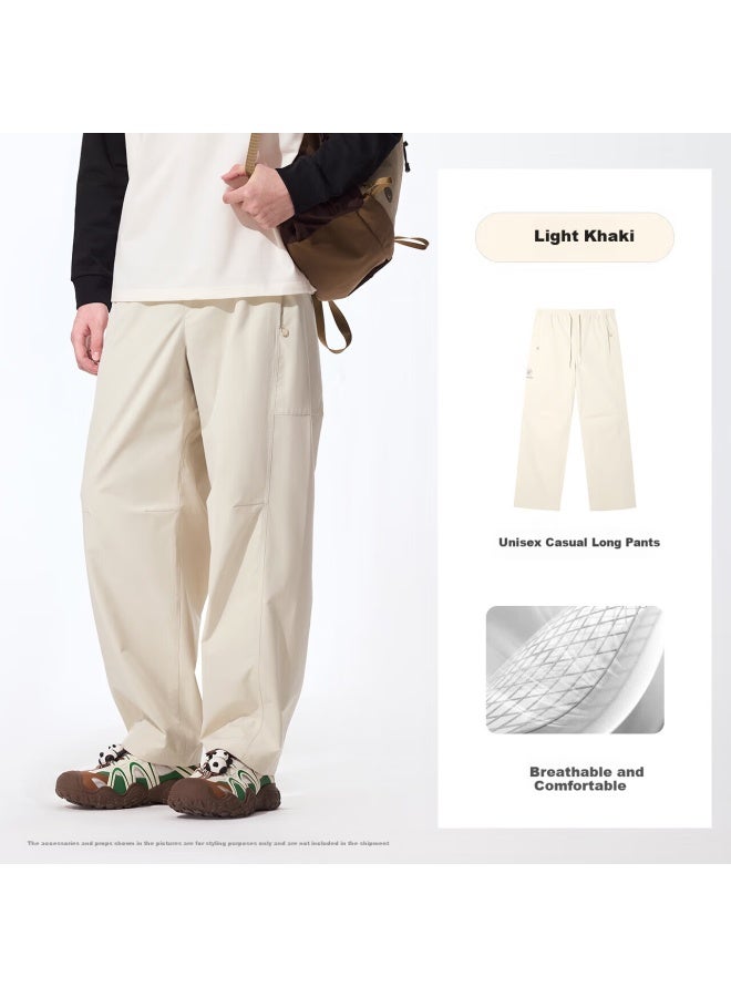Panda Zhang Yuxi Casual Straight-leg Loose Water-repellent Hiking Sports Pants Uni 9226, M