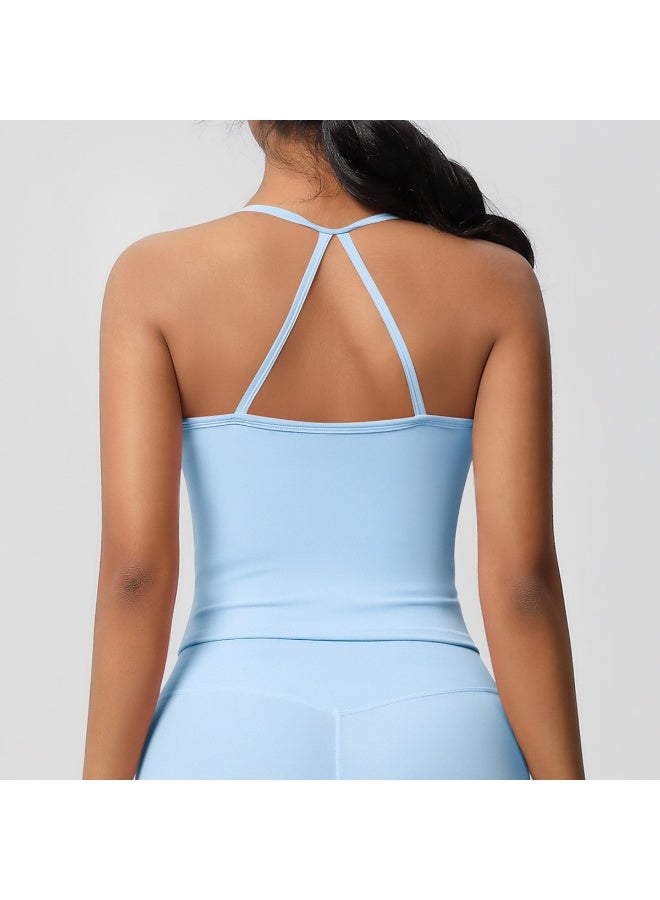 كوينج Beautiful Back Yoga Suit Quick Drying Top Running Sports Vest Slim Fit Fitness Suit Yoga Clothing Sportwear Woman Top - Image 4