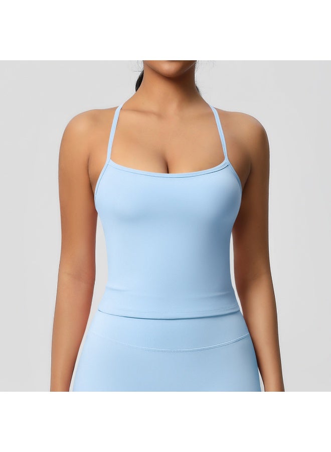 كوينج Beautiful Back Yoga Suit Quick Drying Top Running Sports Vest Slim Fit Fitness Suit Yoga Clothing Sportwear Woman Top - Image 1