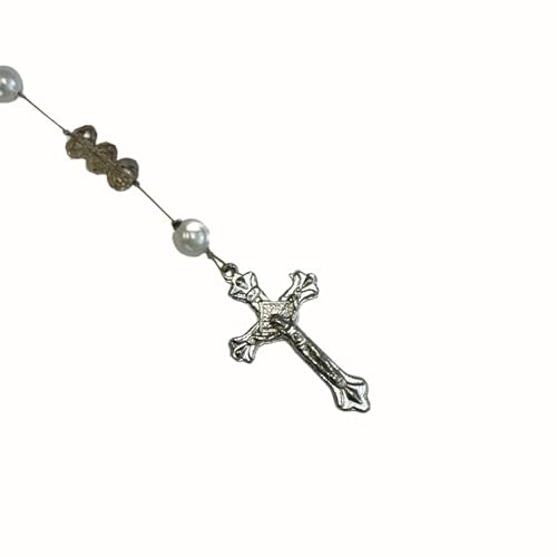 Linpeng Rosary Prayer Necklace Making Kit, DIY Jewelry Supplies, First Communion Gift for Youth Beader, 1 pk - Image 5