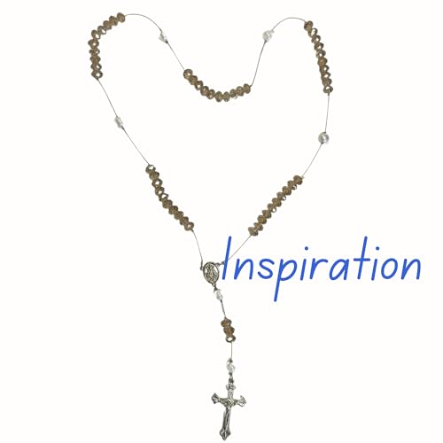 Linpeng Rosary Prayer Necklace Making Kit, DIY Jewelry Supplies, First Communion Gift for Youth Beader, 1 pk - Image 2