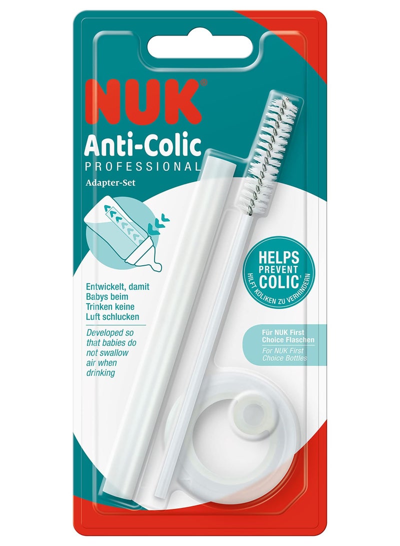 NUK Anti Colic Professional Baby Bottle Adapter Set - Image 1