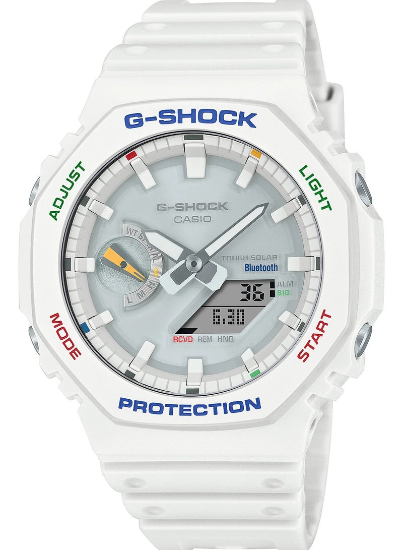 G-SHOCK Casio G-Shock Watch - GA-B2100FC-7ADR White Dial, White Band, Mens - Image 1