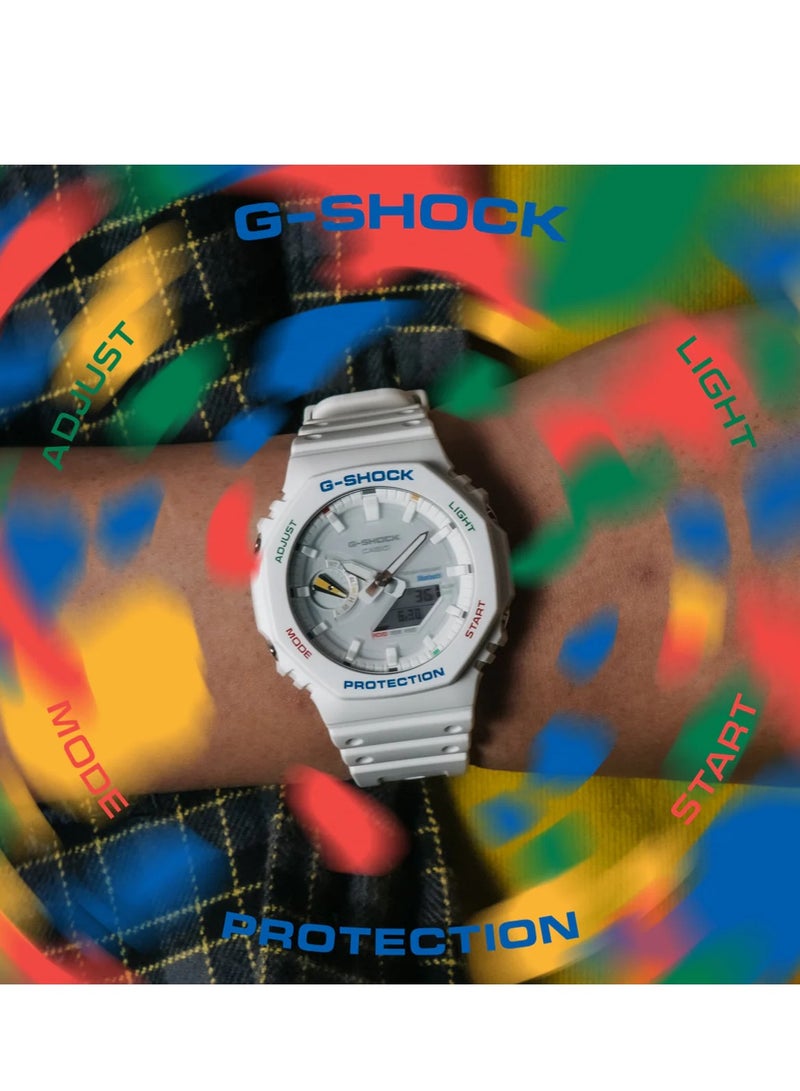 G-SHOCK Casio G-Shock Watch - GA-B2100FC-7ADR White Dial, White Band, Mens - Image 3