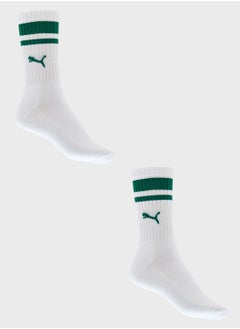 PUMA 2 Pack Crew Heritage Socks  - Image 1
