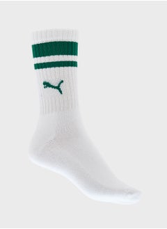 PUMA 2 Pack Crew Heritage Socks  - Image 2