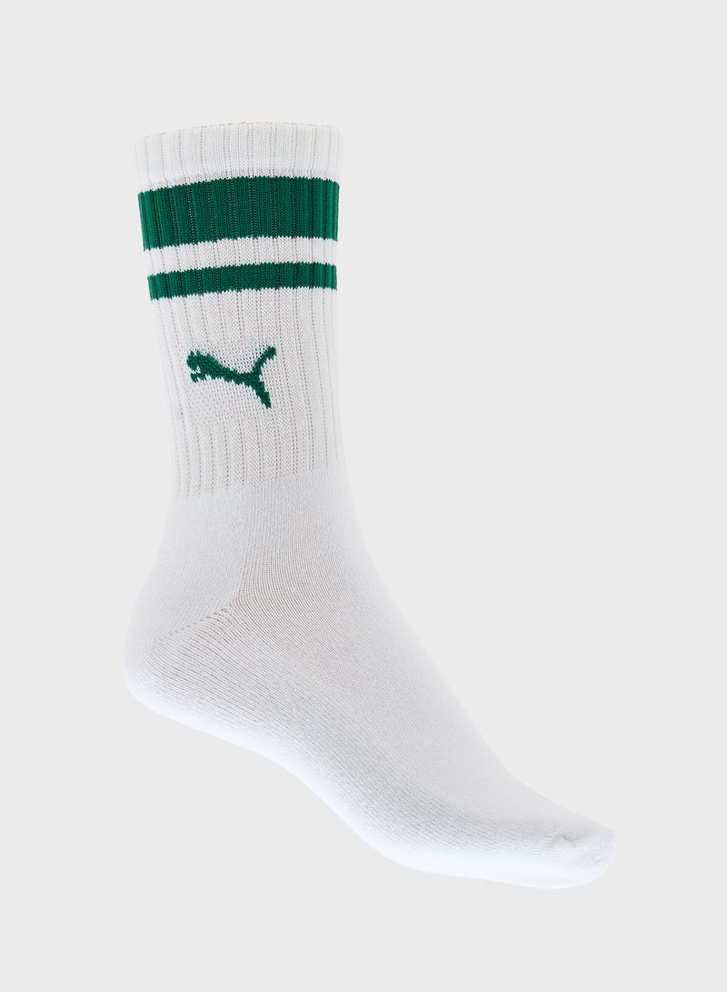 PUMA 2 Pack Crew Heritage Socks  - Image 2