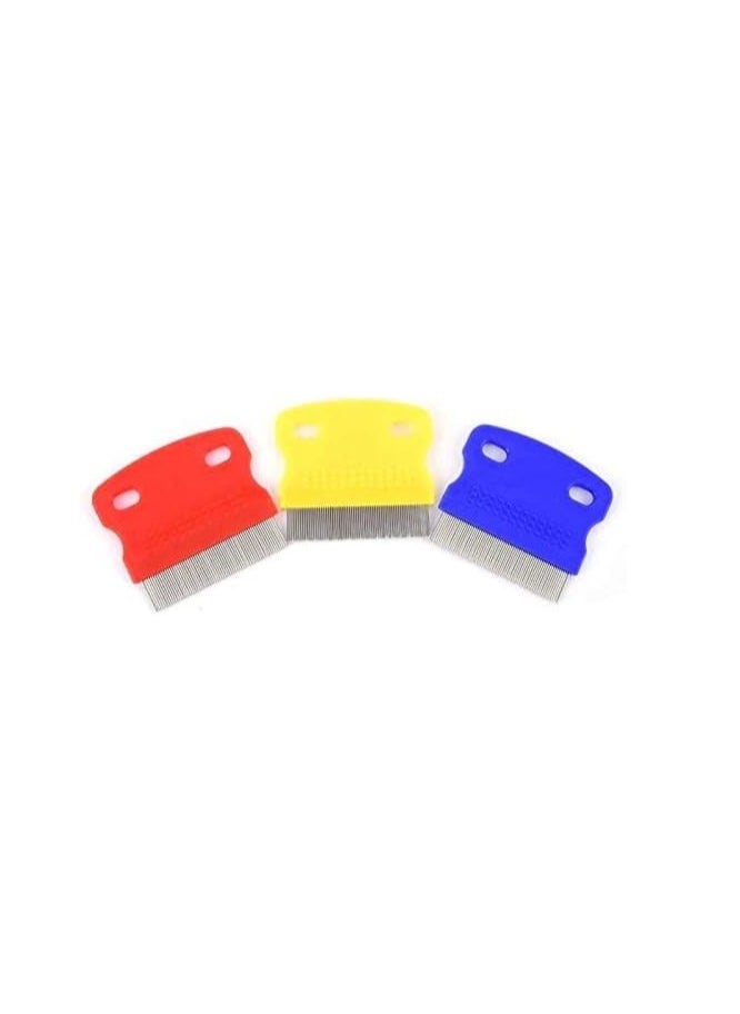 Generic - One Pet Grooming Comb For Dogs And Cats, Removes Fleas And Insects, Stainless Steel, Green Color - Image 1