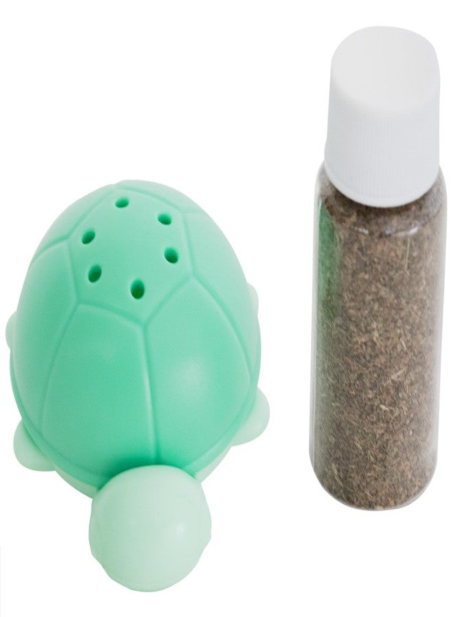 Catstages Wobble Turtle Catnip Diffuser Refillable Cat Toy - Image 1