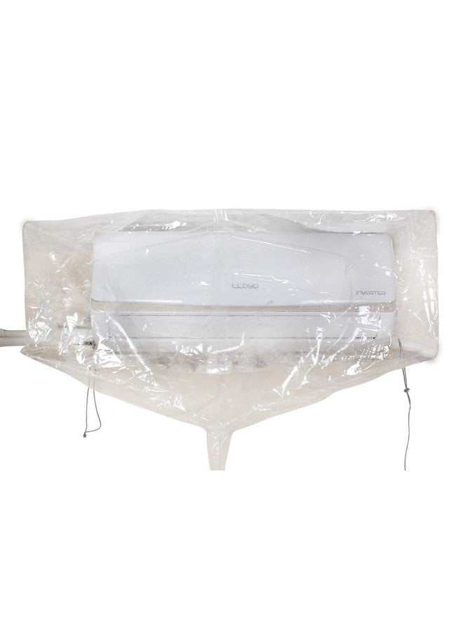 Da Anushi AC Service Wash Bag Waterproof Cover With Drain Outlet for 1.5 Ton to 2 Ton Split AC - Clear Polyvinyl Chloride - Image 1