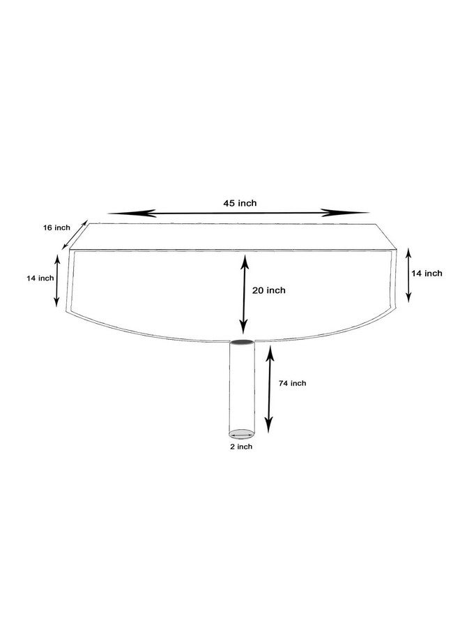 Da Anushi AC Service Wash Bag Waterproof Cover With Drain Outlet for 1.5 Ton to 2 Ton Split AC - Clear Polyvinyl Chloride - Image 5