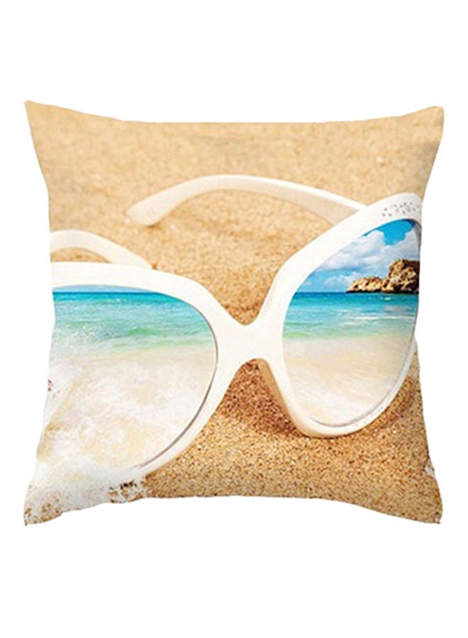 NIBEMINENT Boho Geometric Beach Painting Pillow Cover Multicolour 45x45centimeter