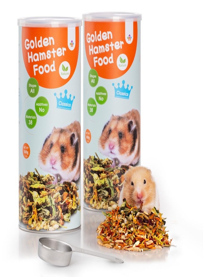 Niteangel Golden Hamster Food & Treats - Small Animal Natural Food for Syrian Golden Hamsters or Other Small-Sized Pets - Image 1