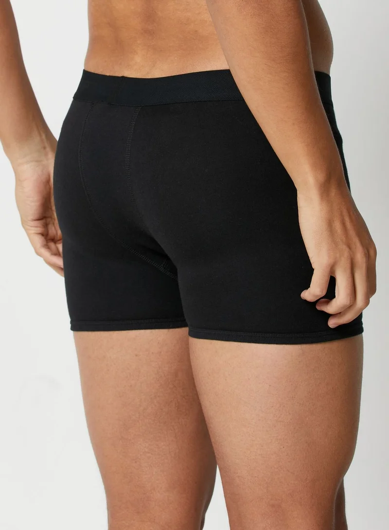 Seventy Five Basics 3 Pack Contrast Band Trunks With Antibacterial Finish