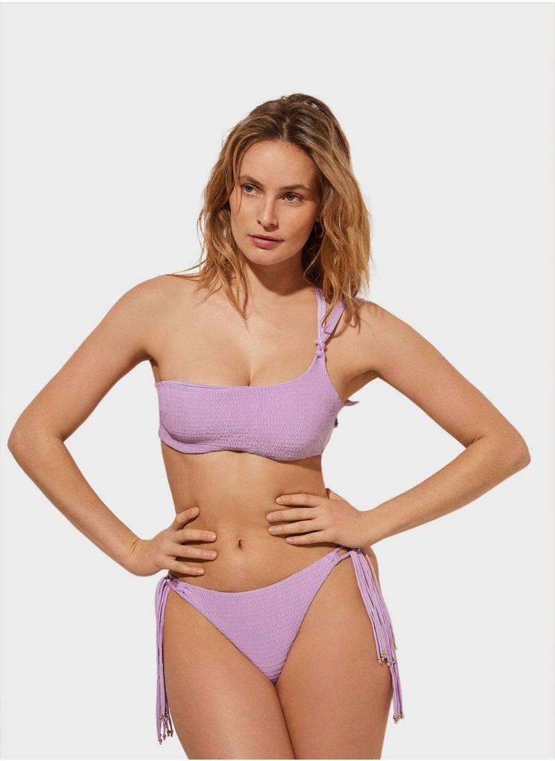 women'secret - Asymmetric Bandeau Bikini Top - Image 1
