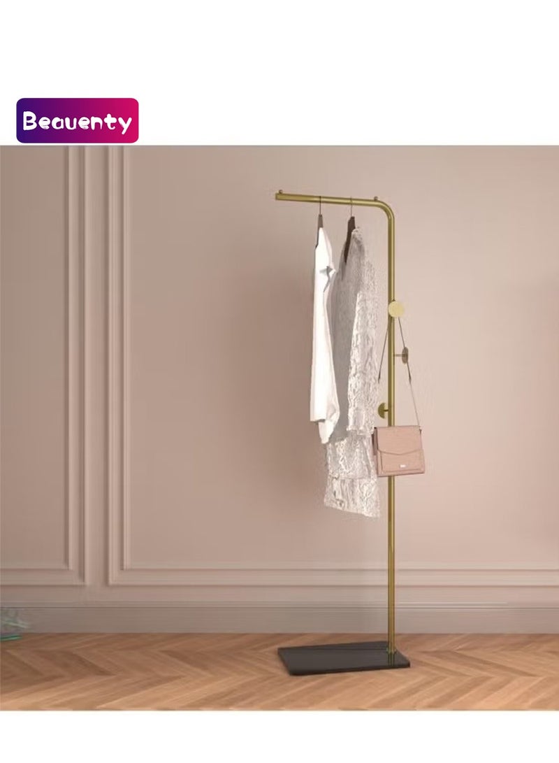 Beauenty Modern Metal Coat Stand - Elegant & Space-Saving with Sturdy Slate Base. Perfect for Bedroom, Living Room, Office & Dining. Easy to Clean, Stylish & Durable - Image 1